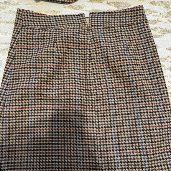 J crew Classic Houndstooth Women's skirt suit set - Picture 4 of 7